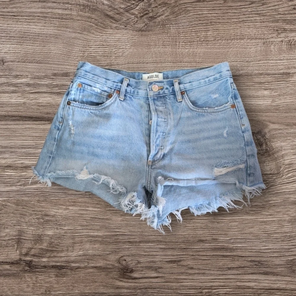 Agolde Parker Vintage Cut Off Short In Animate
